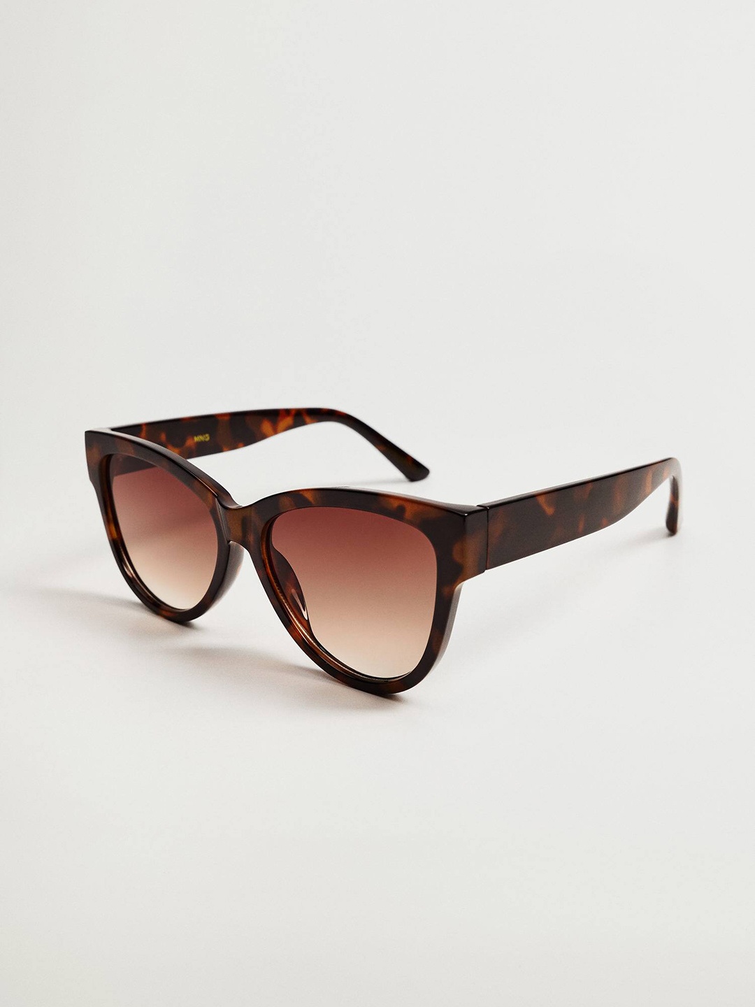 

MANGO Women Sustainable Oval Sunglasses with UV Protected Lens 17011091, Brown