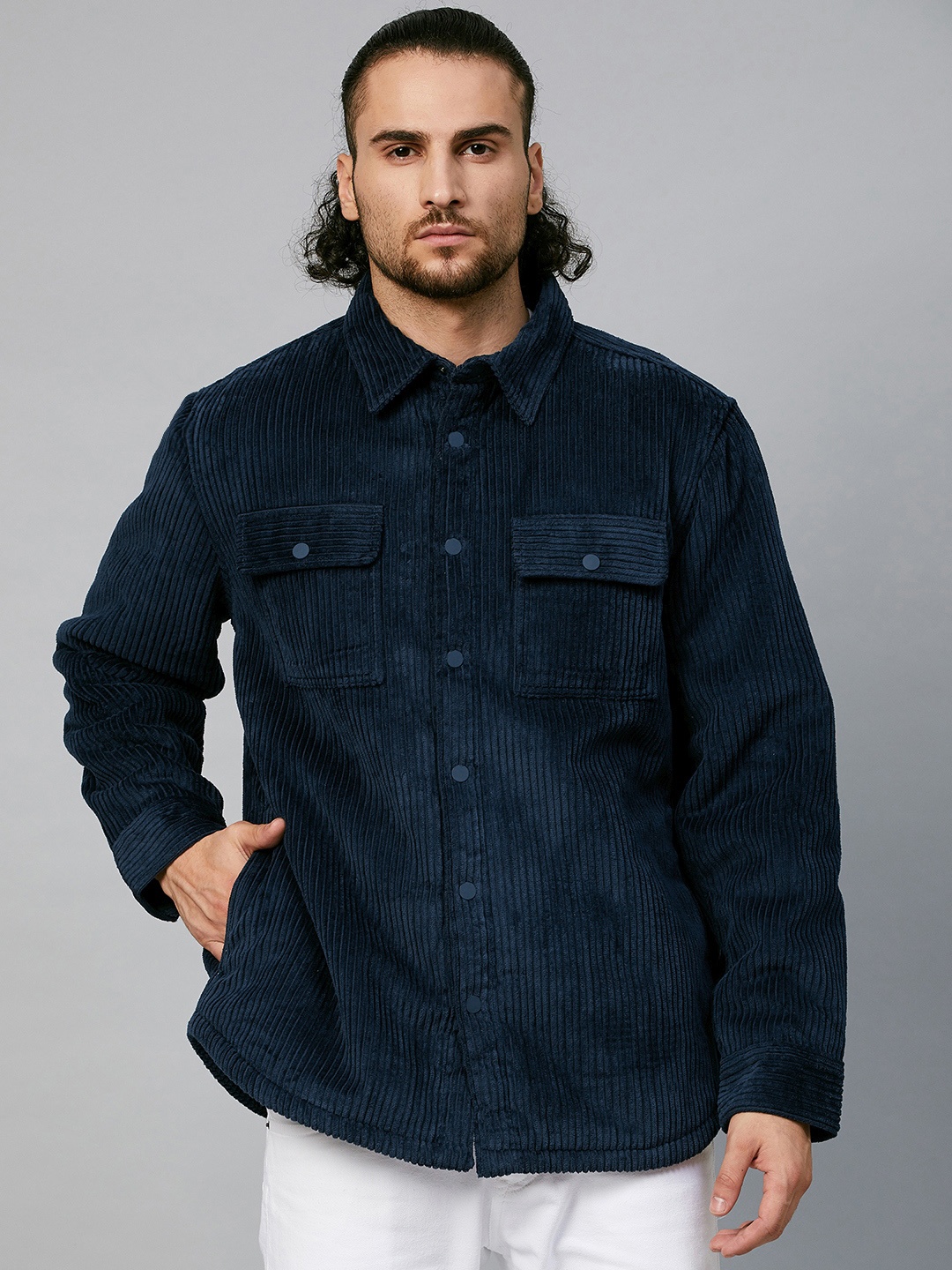 

Marks & Spencer Men Green Opaque Casual Shirt