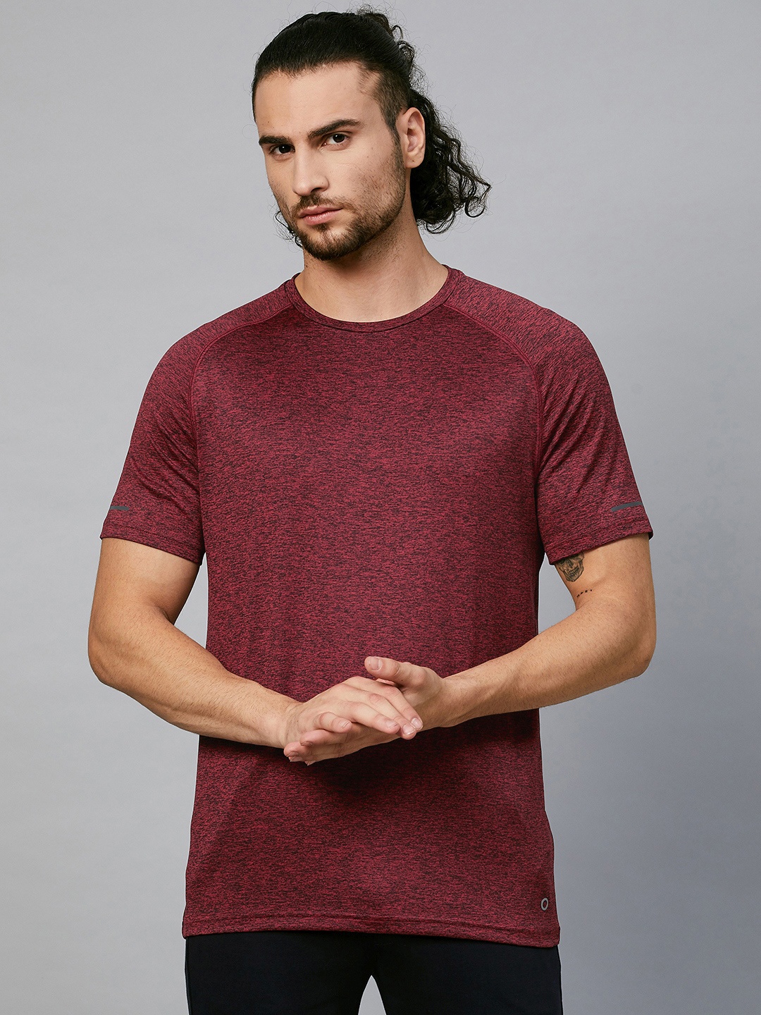 

Marks & Spencer Men Maroon Printed T-shirt