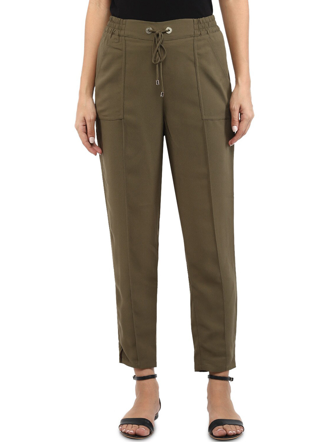 

Ted Baker Women Khaki Track Pants