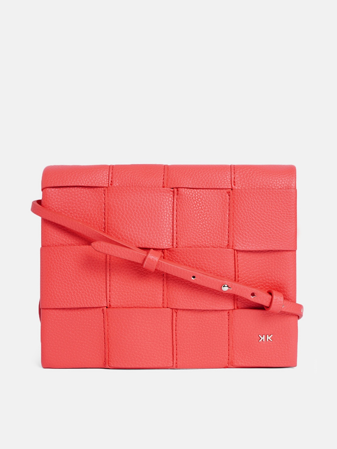 

KENDALL & KYLIE Fuchsia Leather Swagger Sling Bag