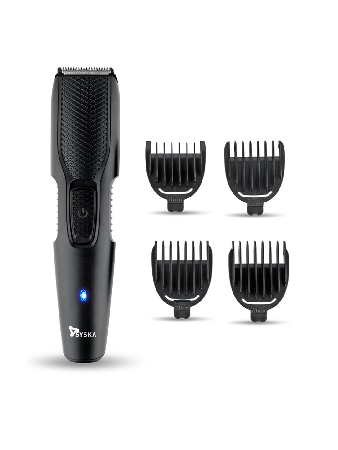 

Syska Men Black Beard Pro Cordless Rechargeable HT200U Runtime 40 min Trimmer