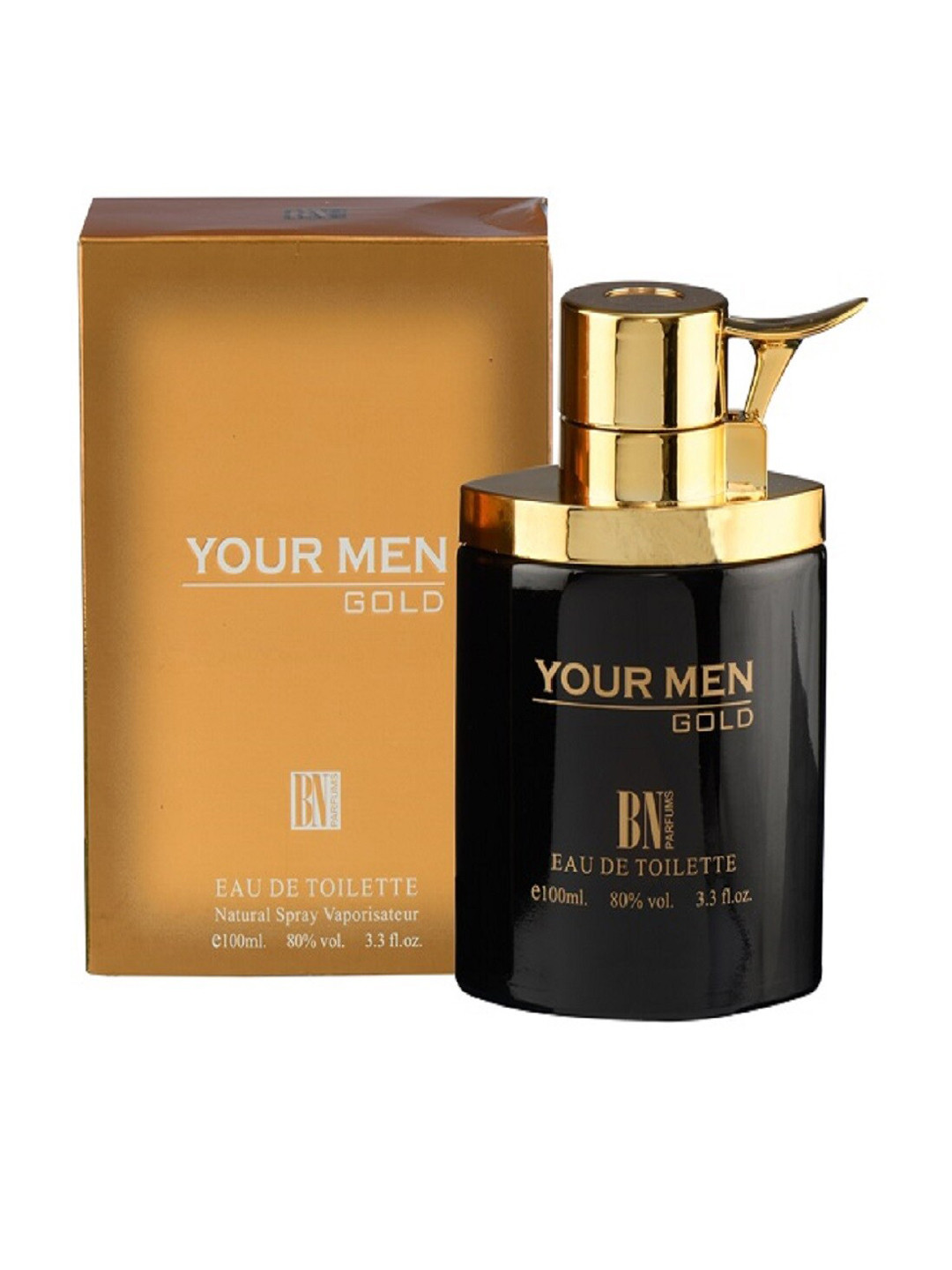 

BN PERFUMS YOUR MAN GOLD Eau De Toilette - 100 ml, Black