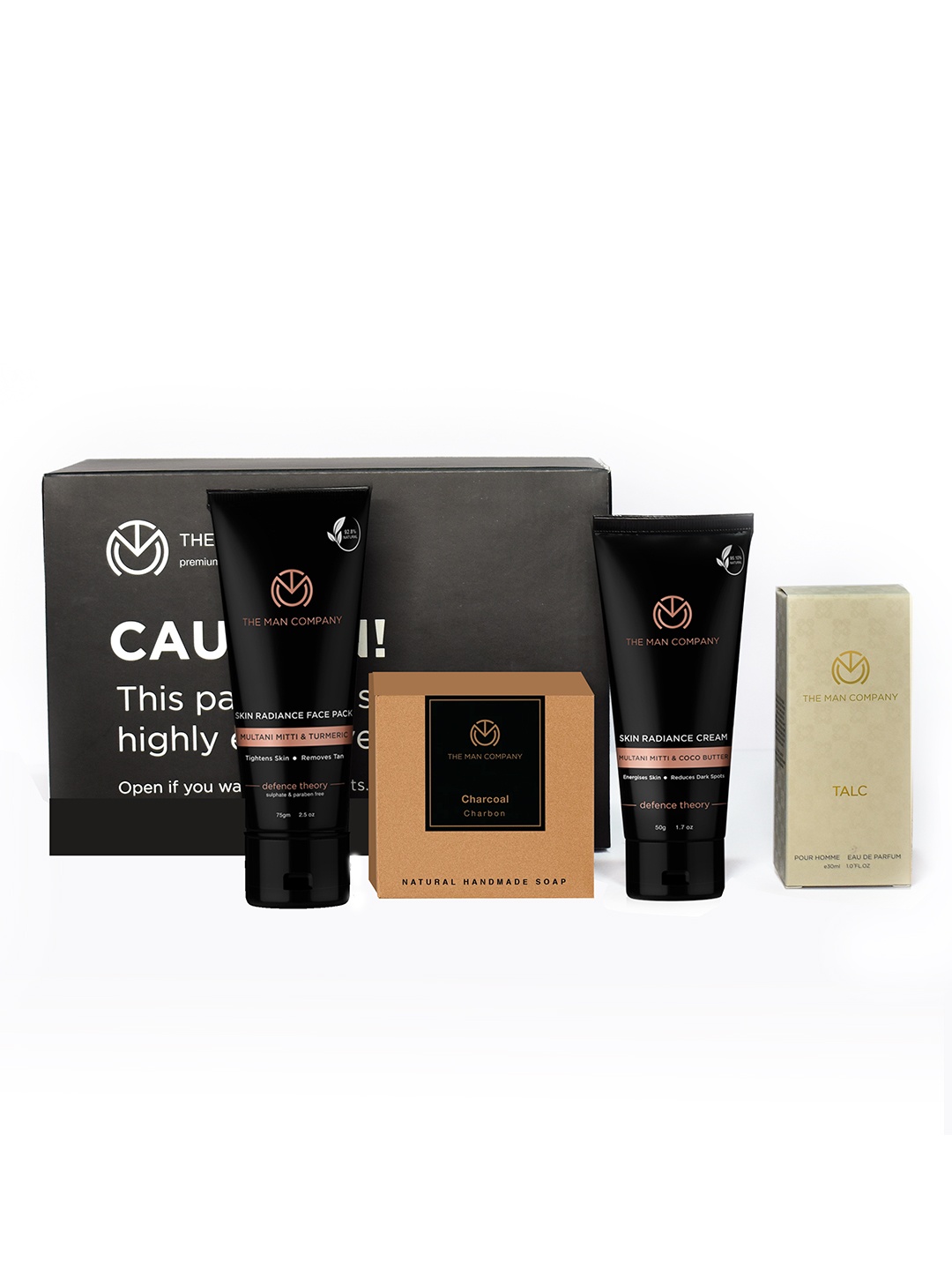 

THE MAN COMPANY Glowing Skin Care Kit, Black