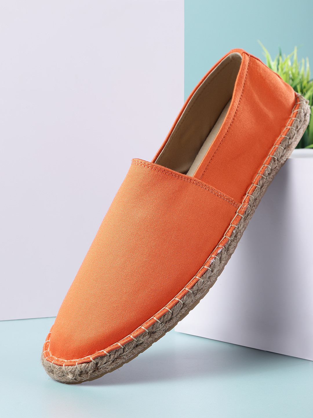 

Mast & Harbour Men Orange Espadrilles