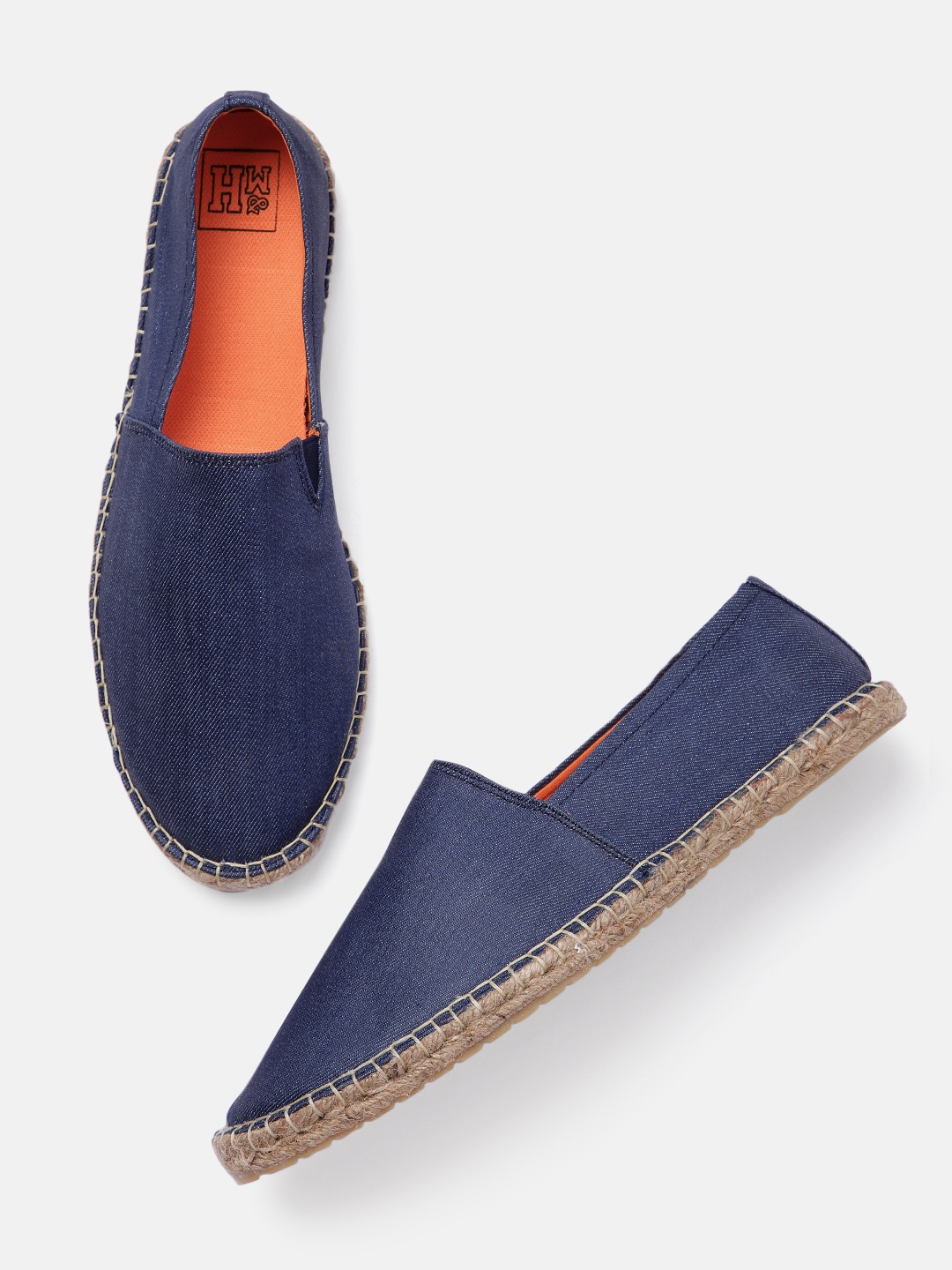 

Mast & Harbour Men Blue Solid Espadrilles