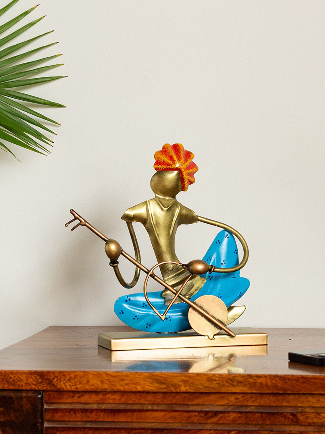 

ExclusiveLane Blue & Gold Toned Handcrafted Showpiece
