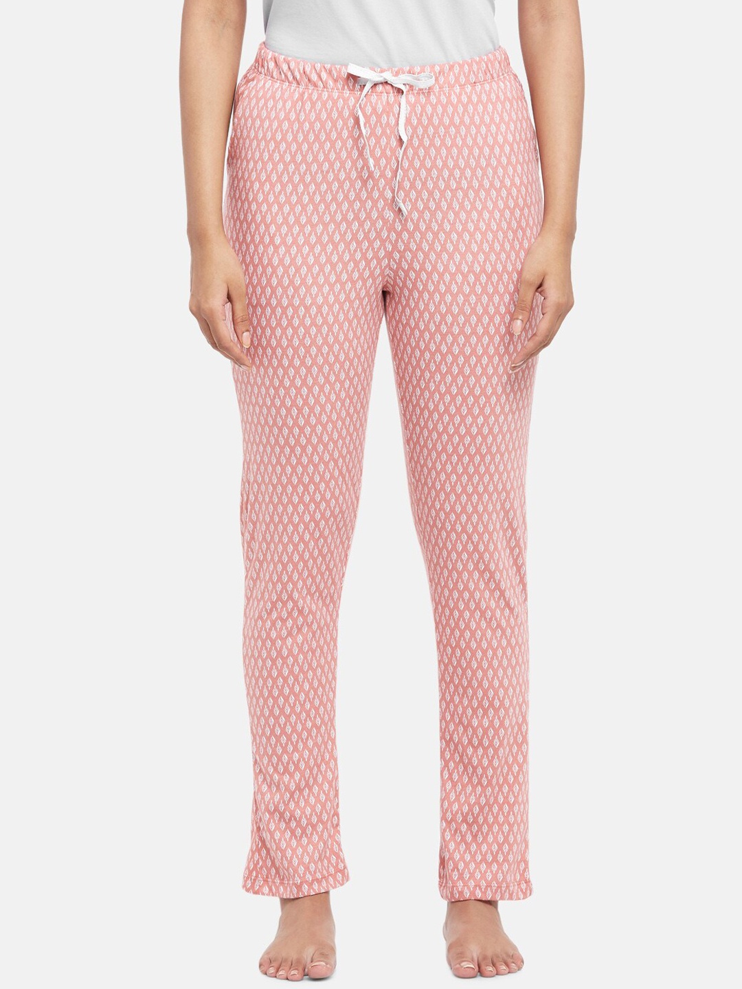 

Dreamz by Pantaloons Women Pink Printed Lounge Pants