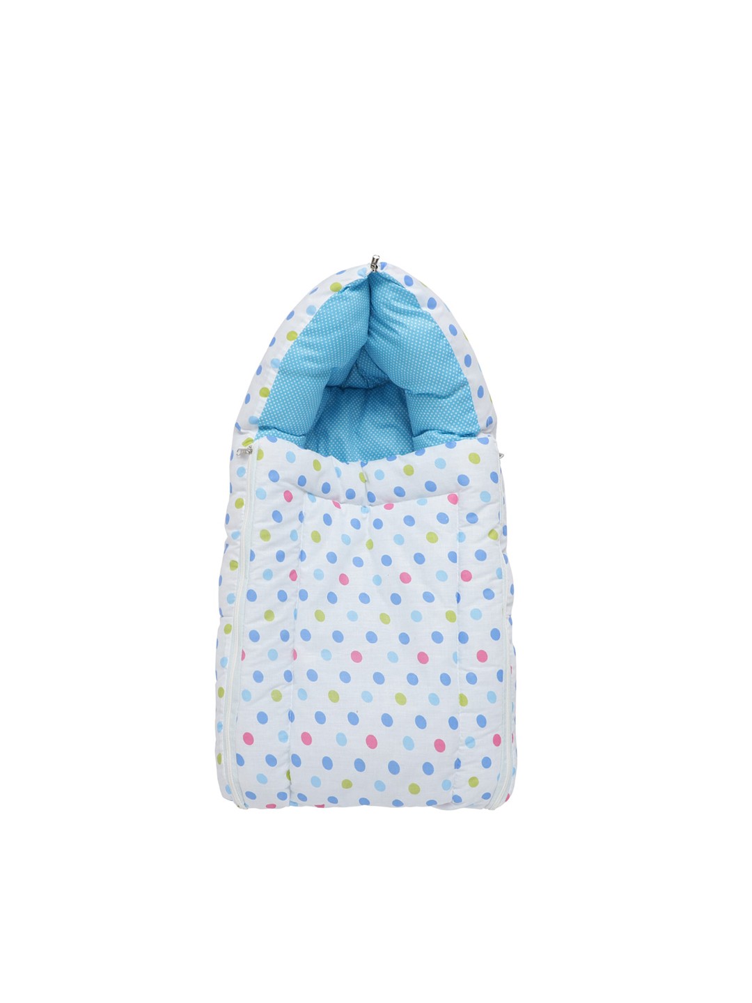 

Superminis Kids Blue & White Cotton Printed Bedding Set