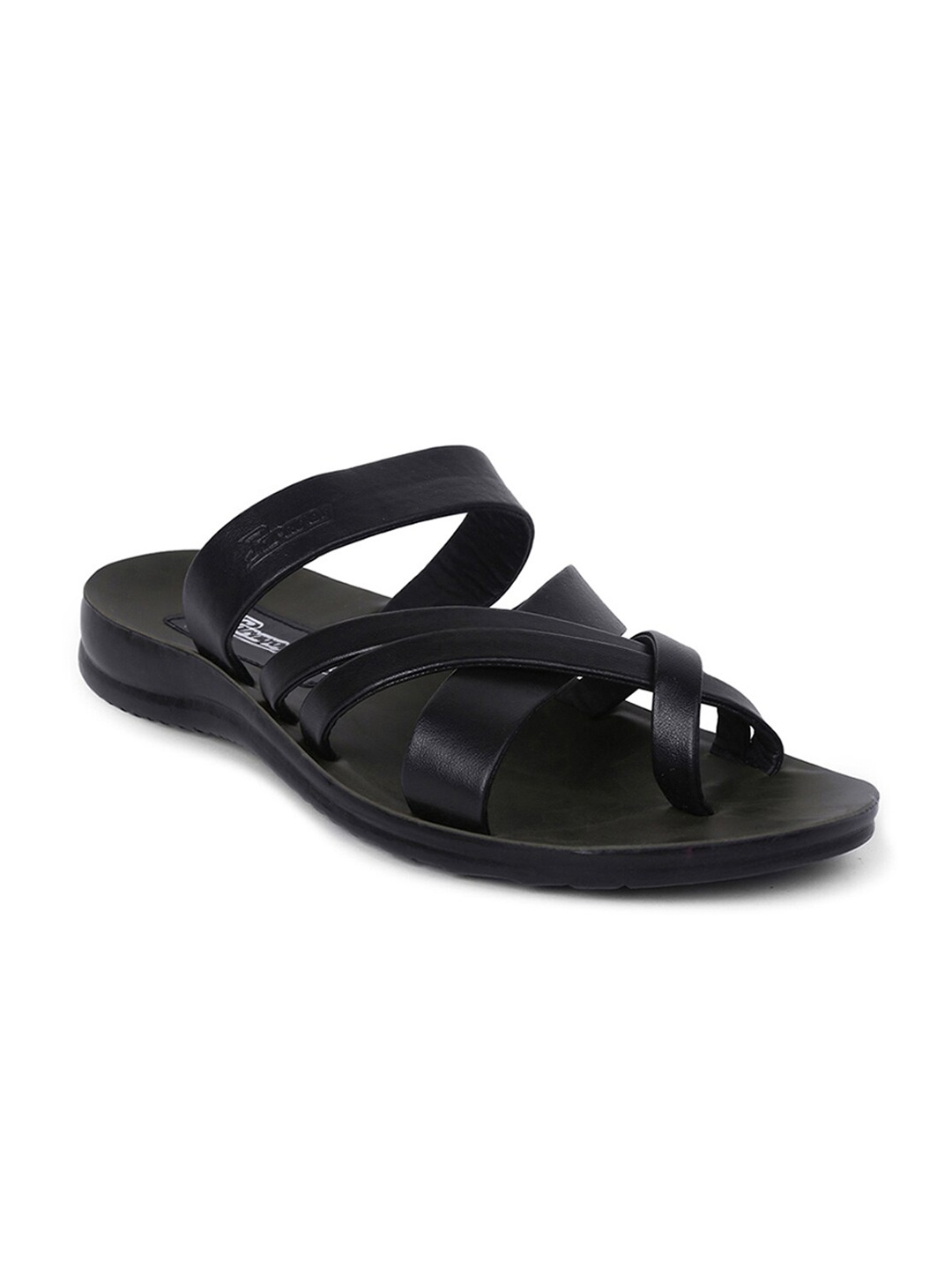 

Paragon Men Black Comfort Sandals