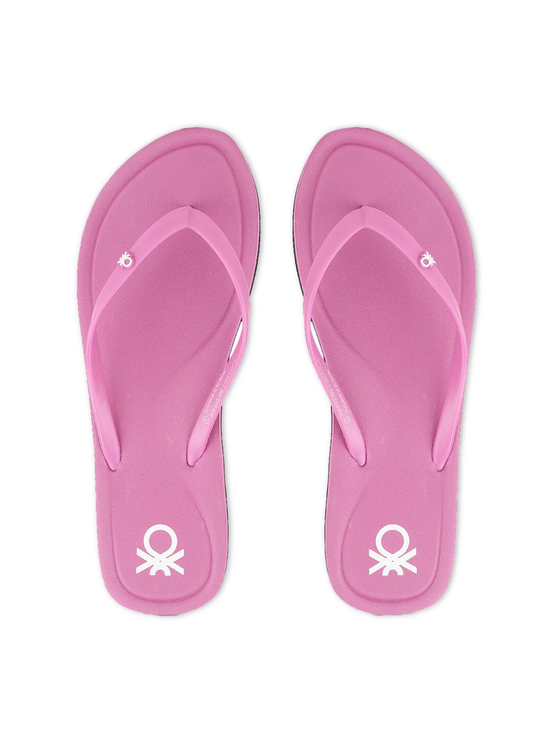 

United Colors of Benetton Women Purple Rubber Thong Flip-Flops