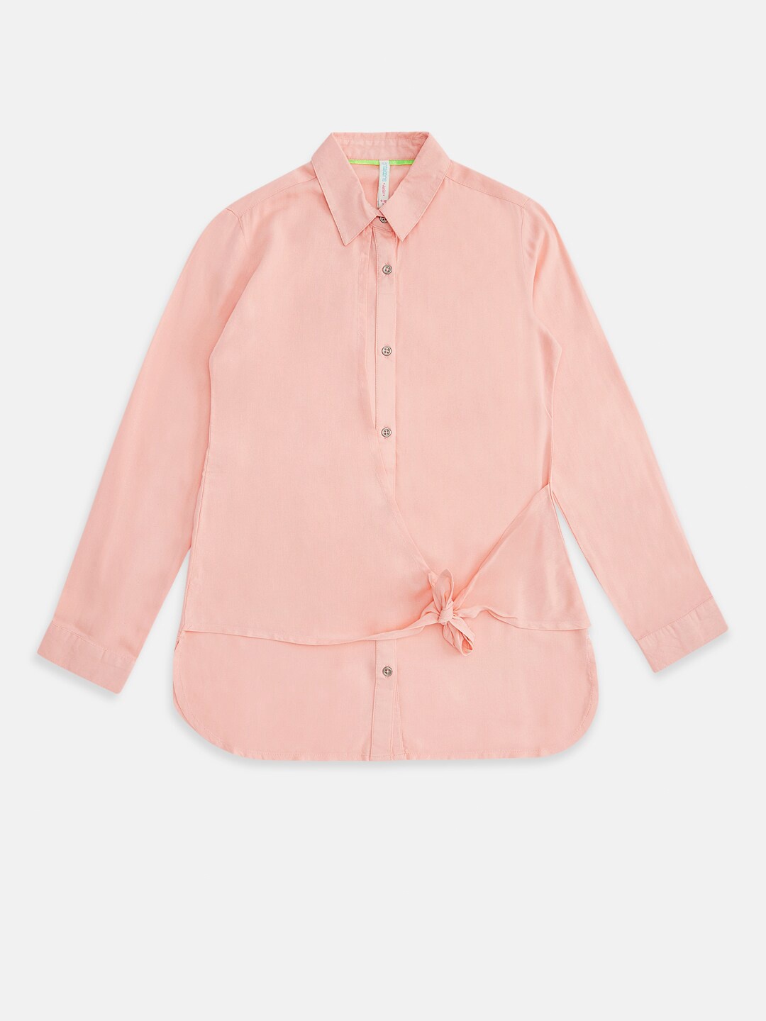 

Pantaloons Junior Girls Coral Shirt Style Top