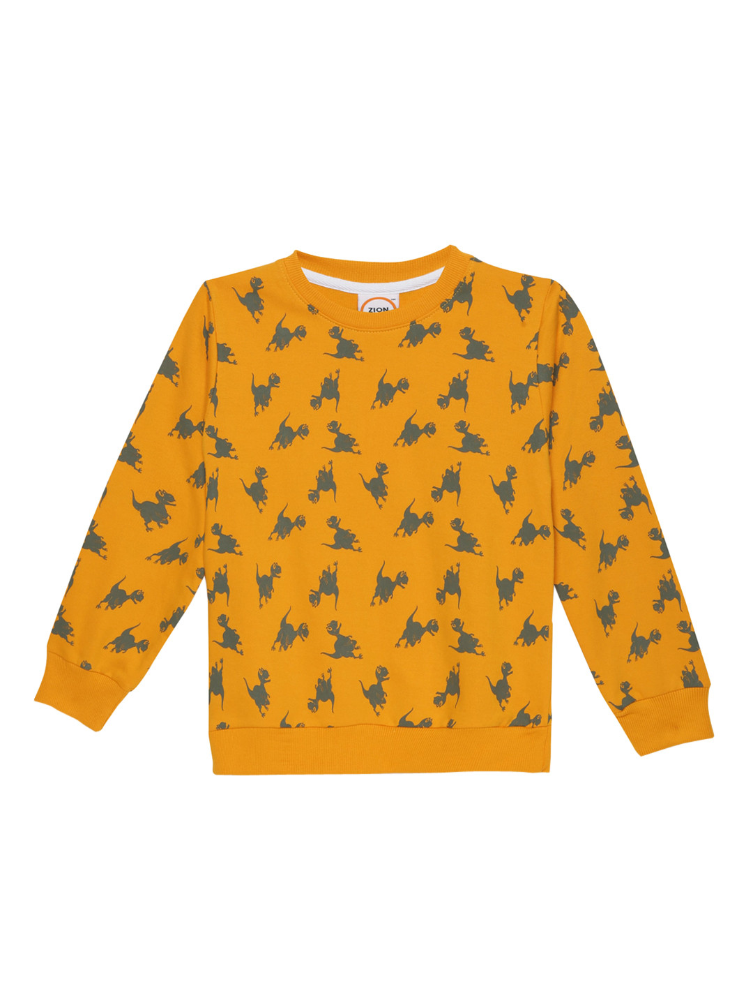 

ZION Boys Yellow Printed Sweatshirt