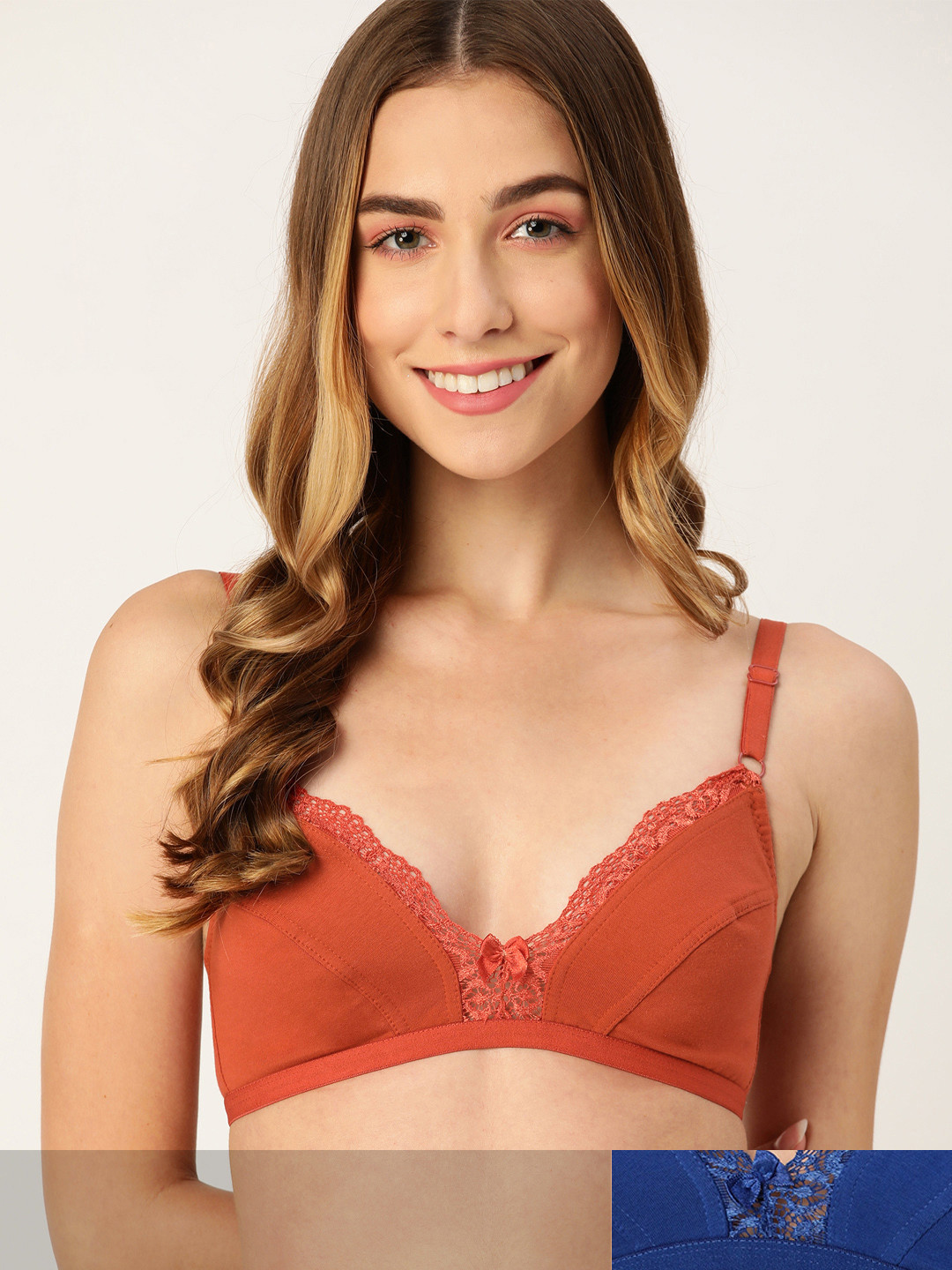 

DressBerry Women Pack of 2 Everyday Bras, Rust