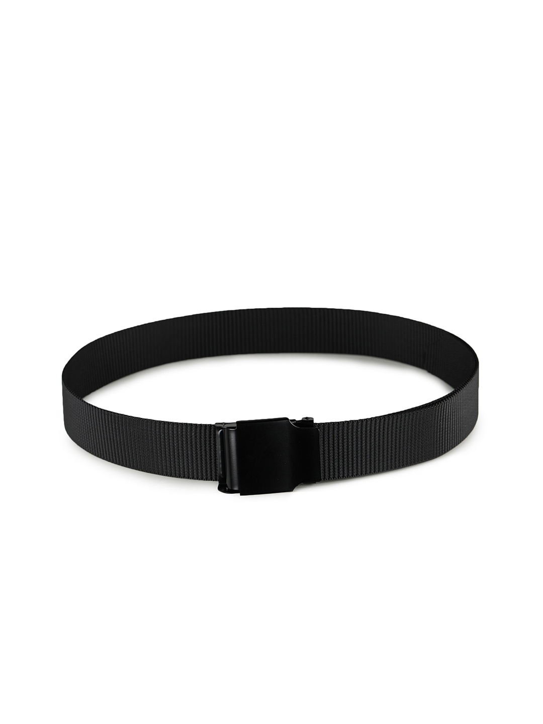 

Calvadoss Men Black Woven Design Casual Belt