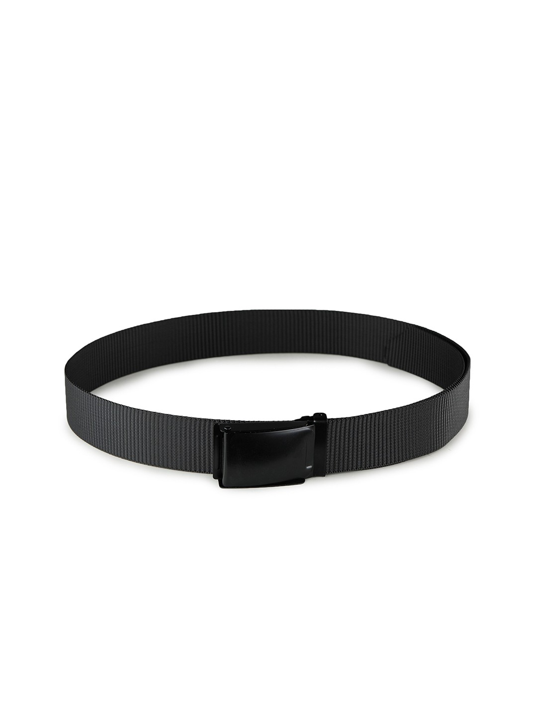 

Calvadoss Men Black Woven Design Casual Belt