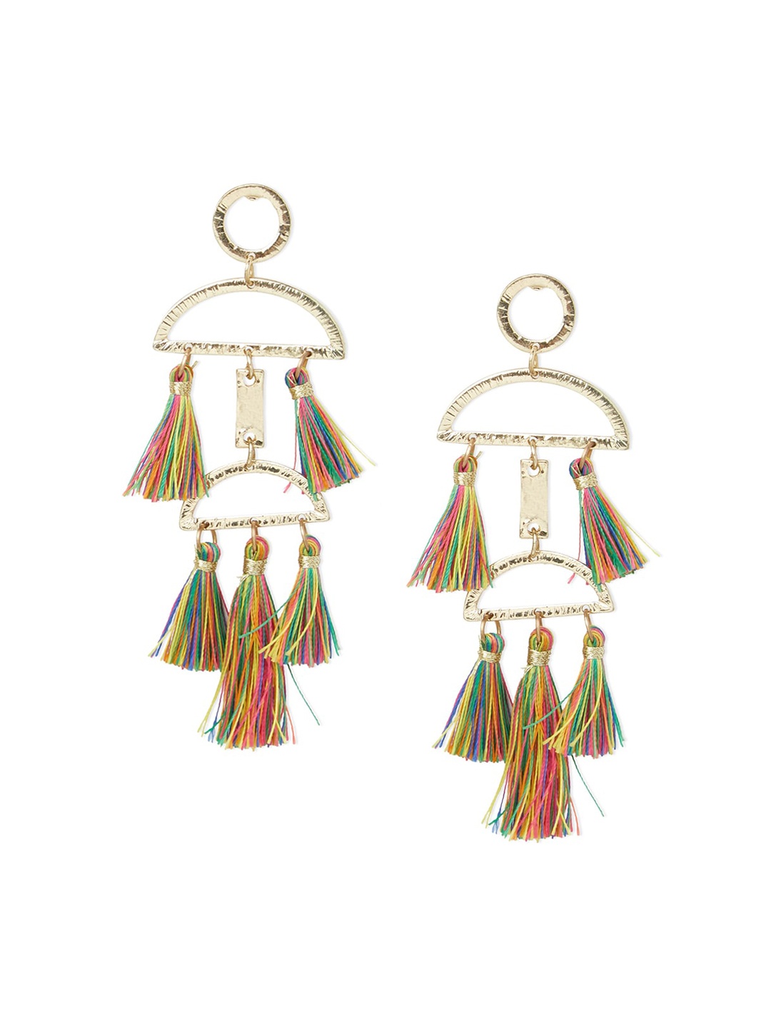 

Blisscovered Multicoloured Contemporary Drop Earrings, Multi