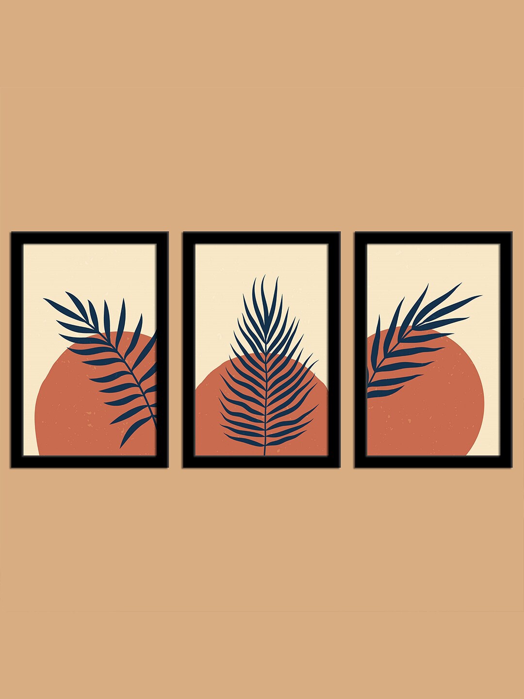 

WENS Set Of 3 Multicoloured Contemporary Wall Art Painting, Multi