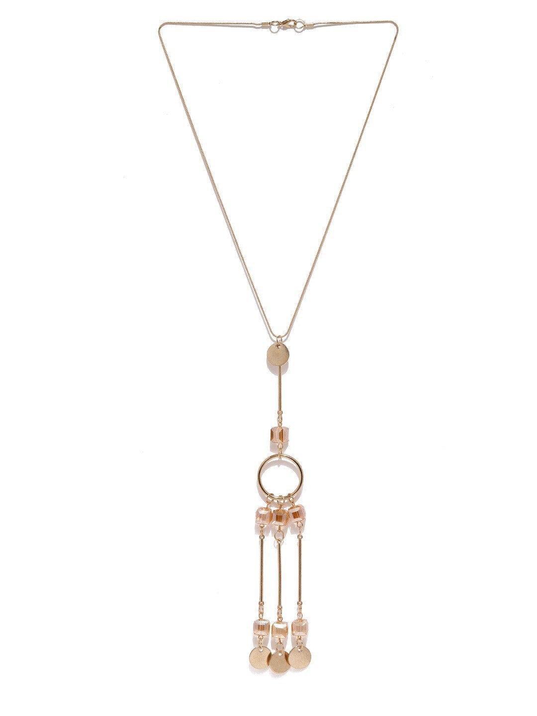

Blisscovered Women Gold-Toned Metal Tasselled Necklace