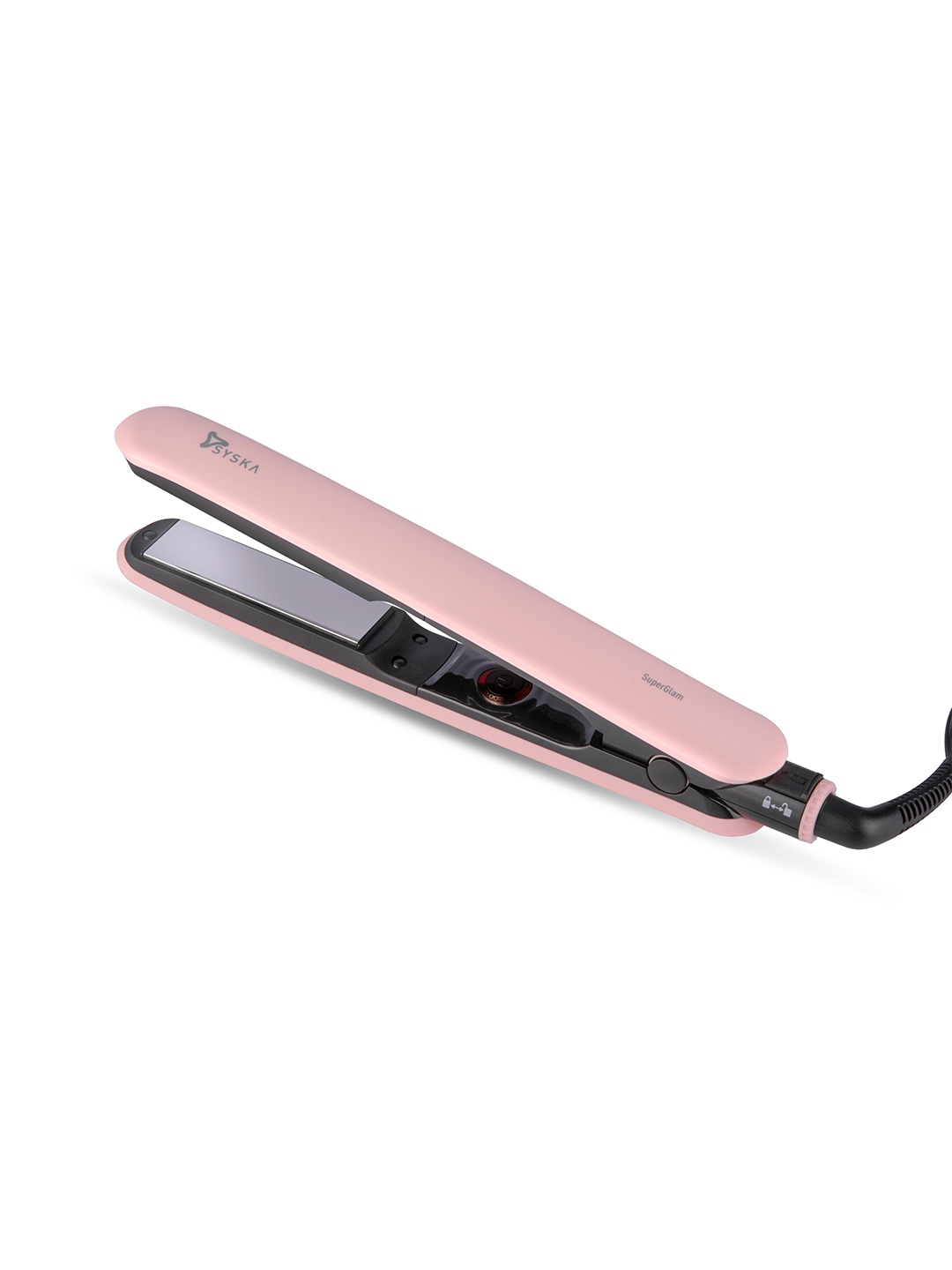

SYSKA Superglam HS1050 Hair Straightener with Titanium Plates - Pink