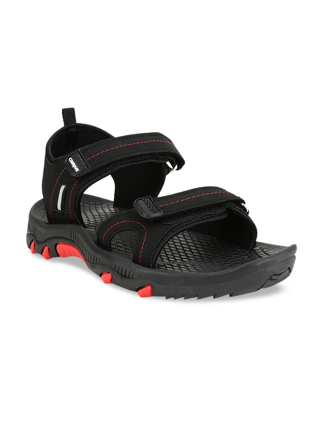 

Campus Men Sandals, Black