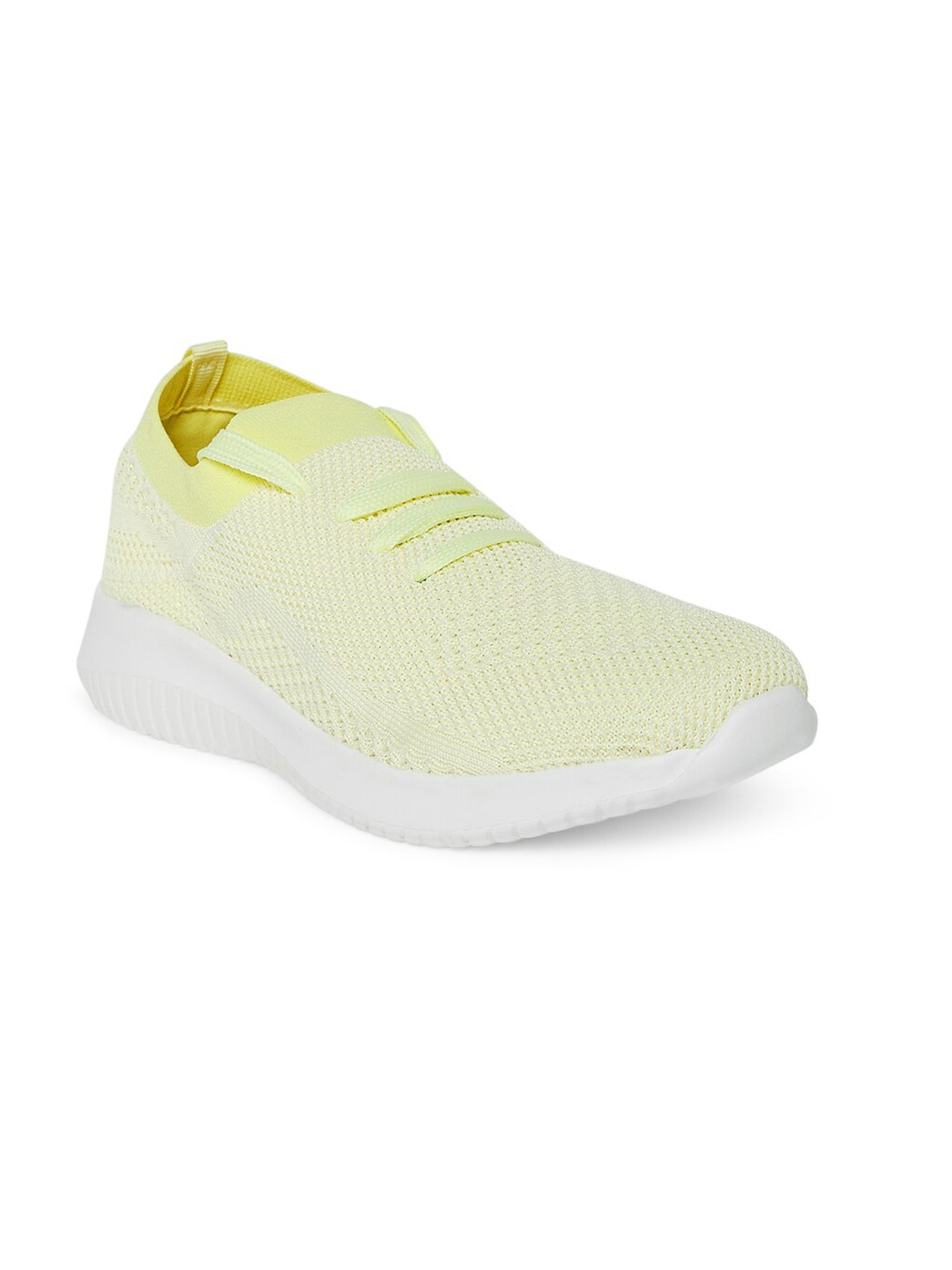 

Forever Glam by Pantaloons Women Yellow Textile Running Non-Marking Shoes