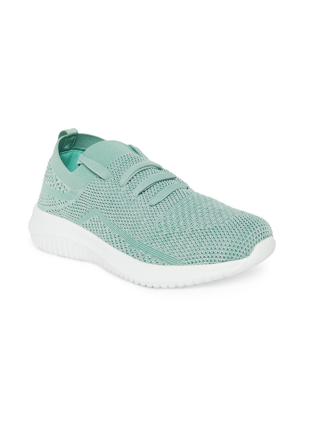 

Forever Glam by Pantaloons Women Green Textile Running Non-Marking Shoes