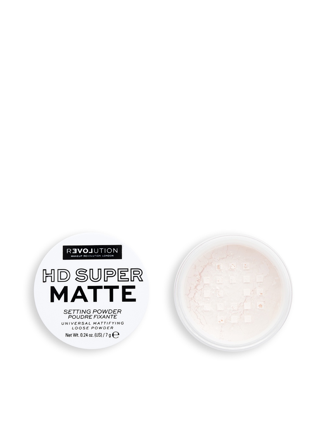 

Makeup Revolution London HD Super Matte Setting Powder, White