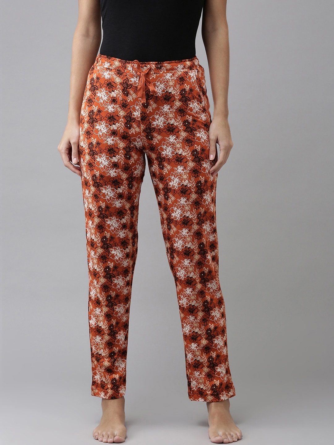 

Van Heusen Women Printed Superior Drape Ultra Soft Lounge Pants, Multi