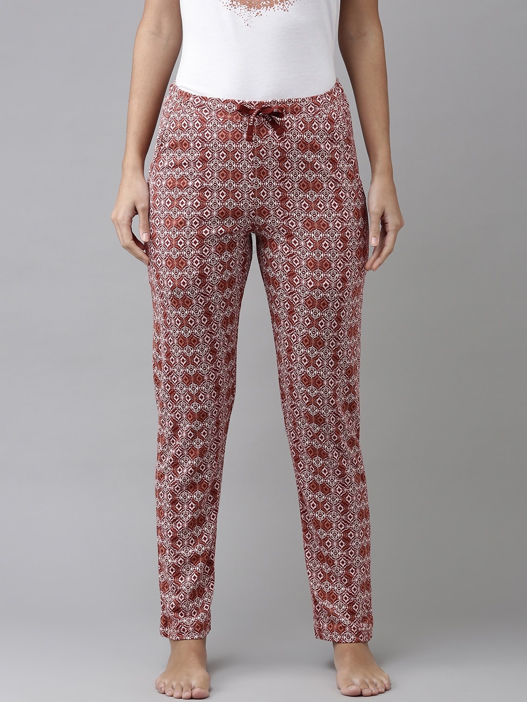 

Van Heusen Women Printed Soft Lounge Pant, Brown