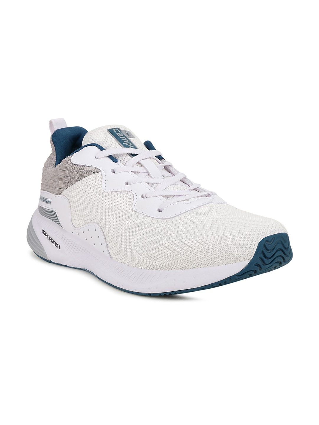 

Campus Men White & Grey Mesh Running Shoes