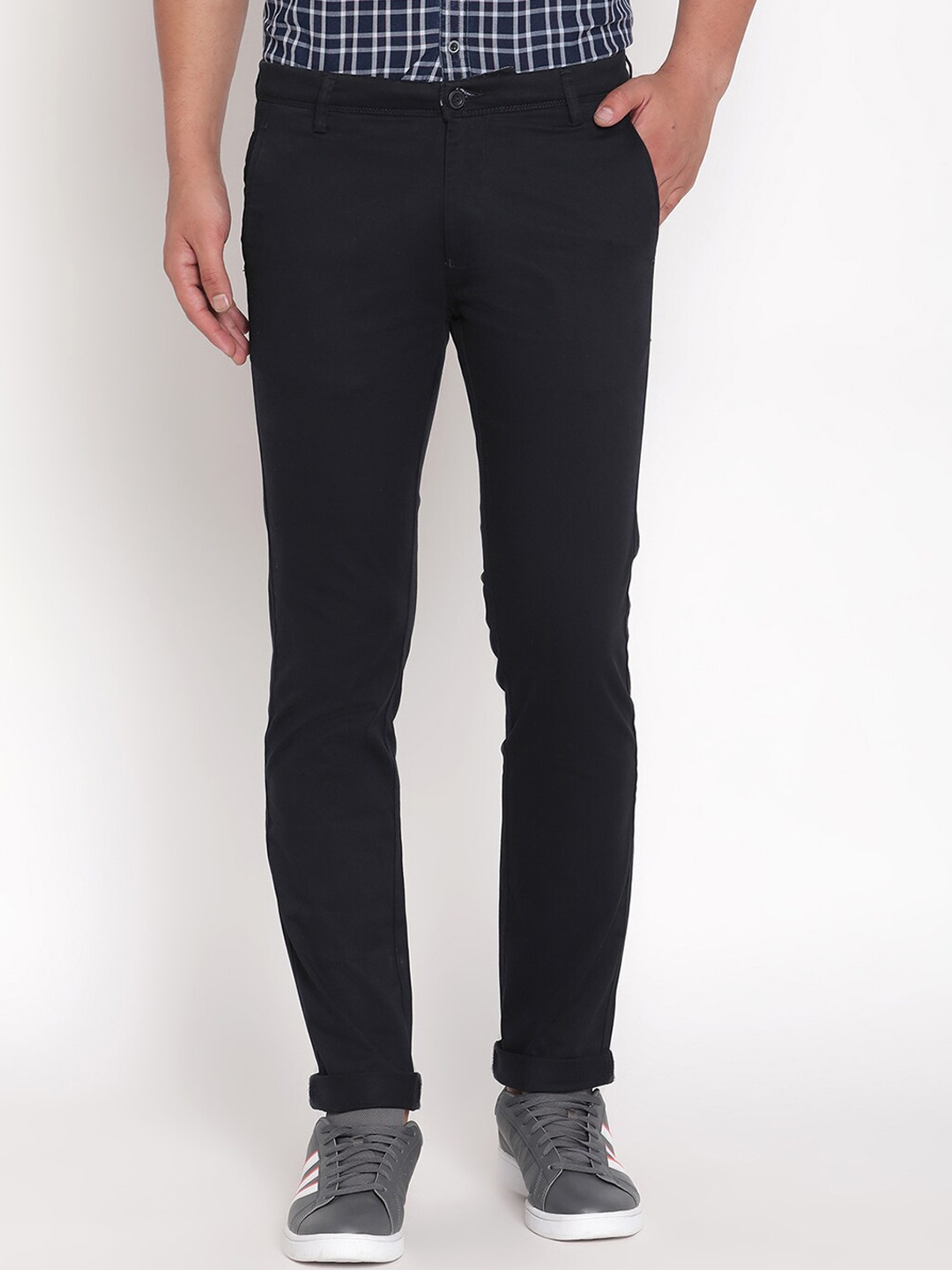 

Octave Men Navy Blue Trousers