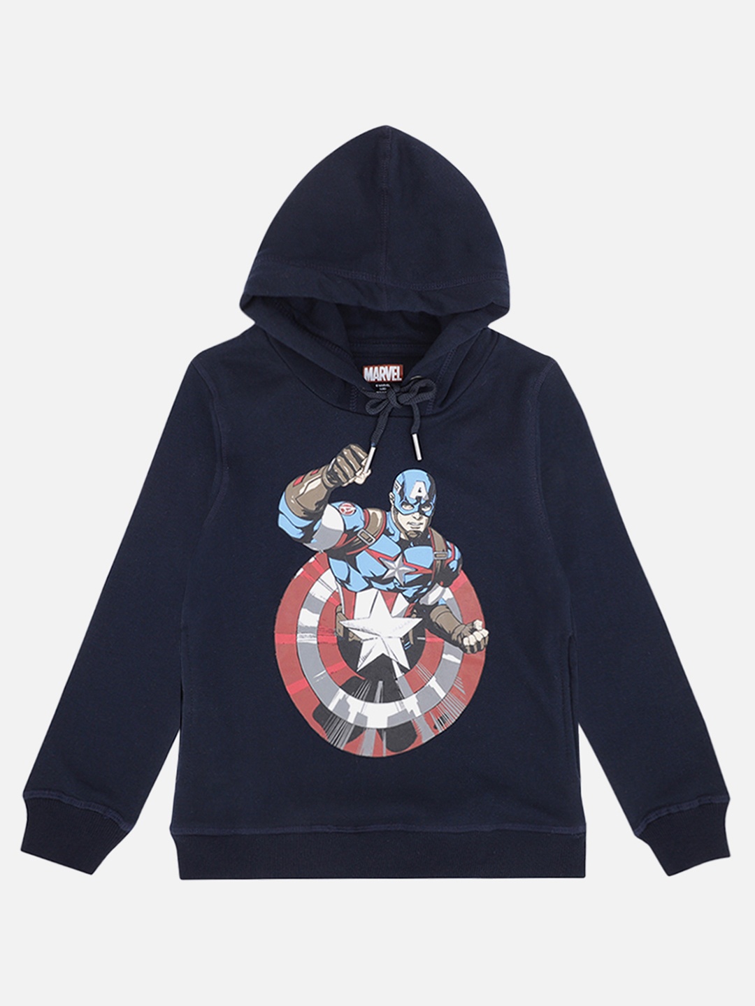 

Kids Ville Boys Blue Captain America Printed Sweatshirt