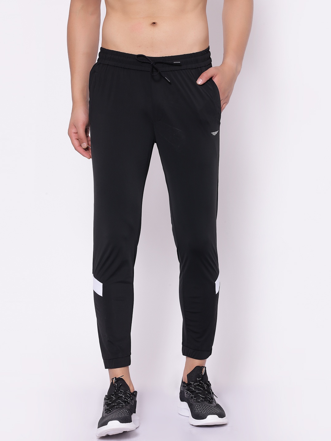 

Red Tape Men Black Solid Joggers