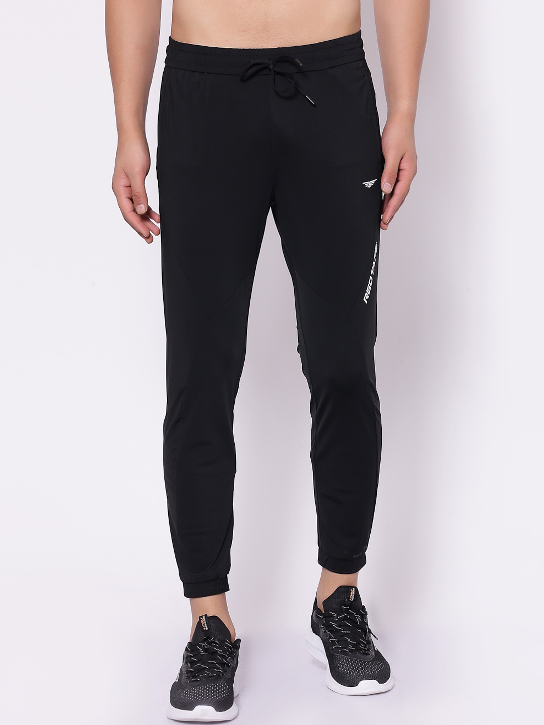 

Red Tape Men Black Solid Joggers