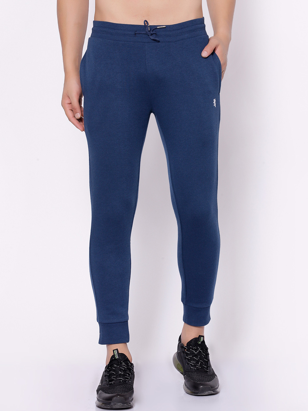 

Red Tape Men Blue Solid Straight Fit Joggers