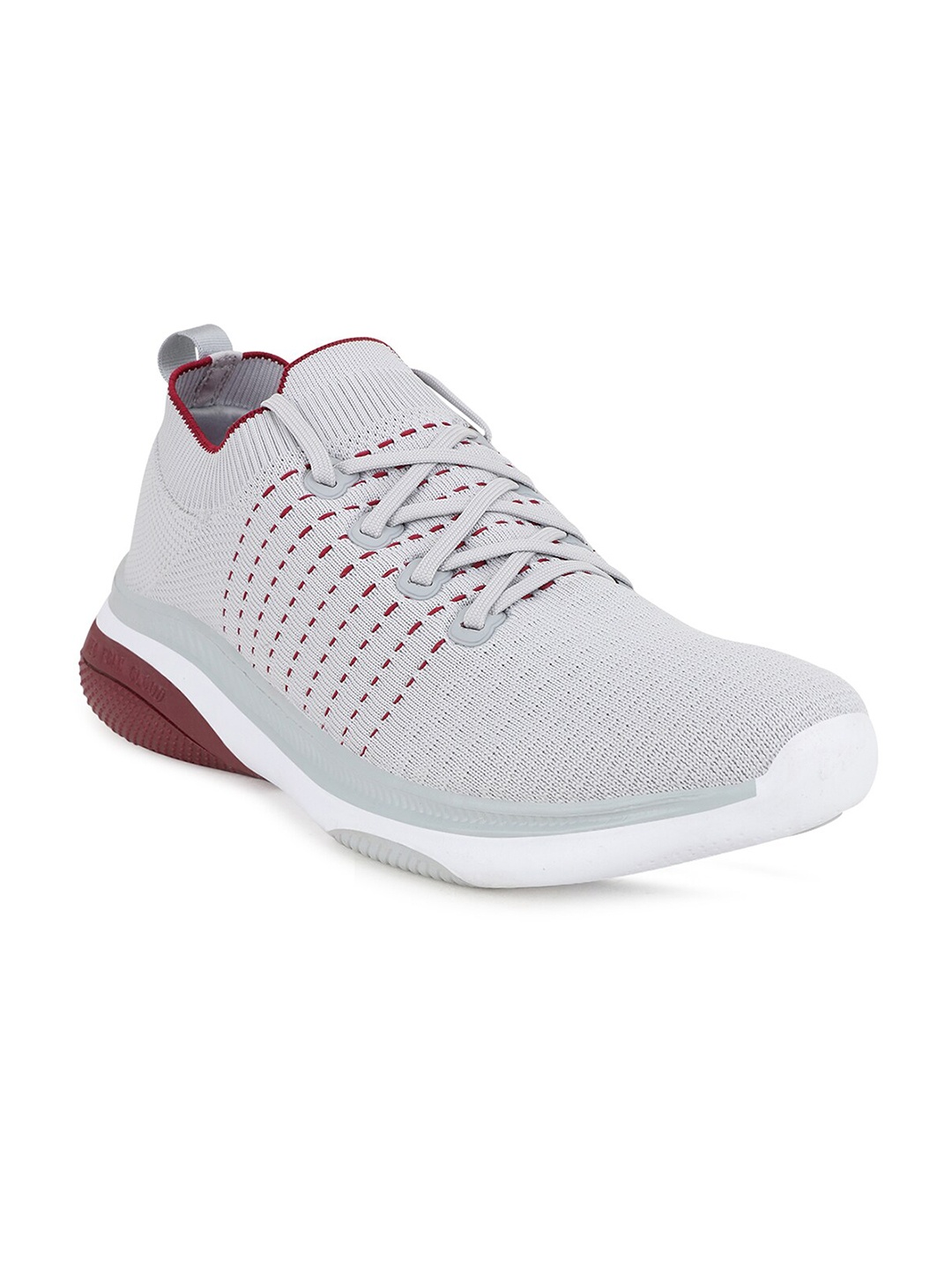 

Campus Men White & Brown Regular Running Shoes