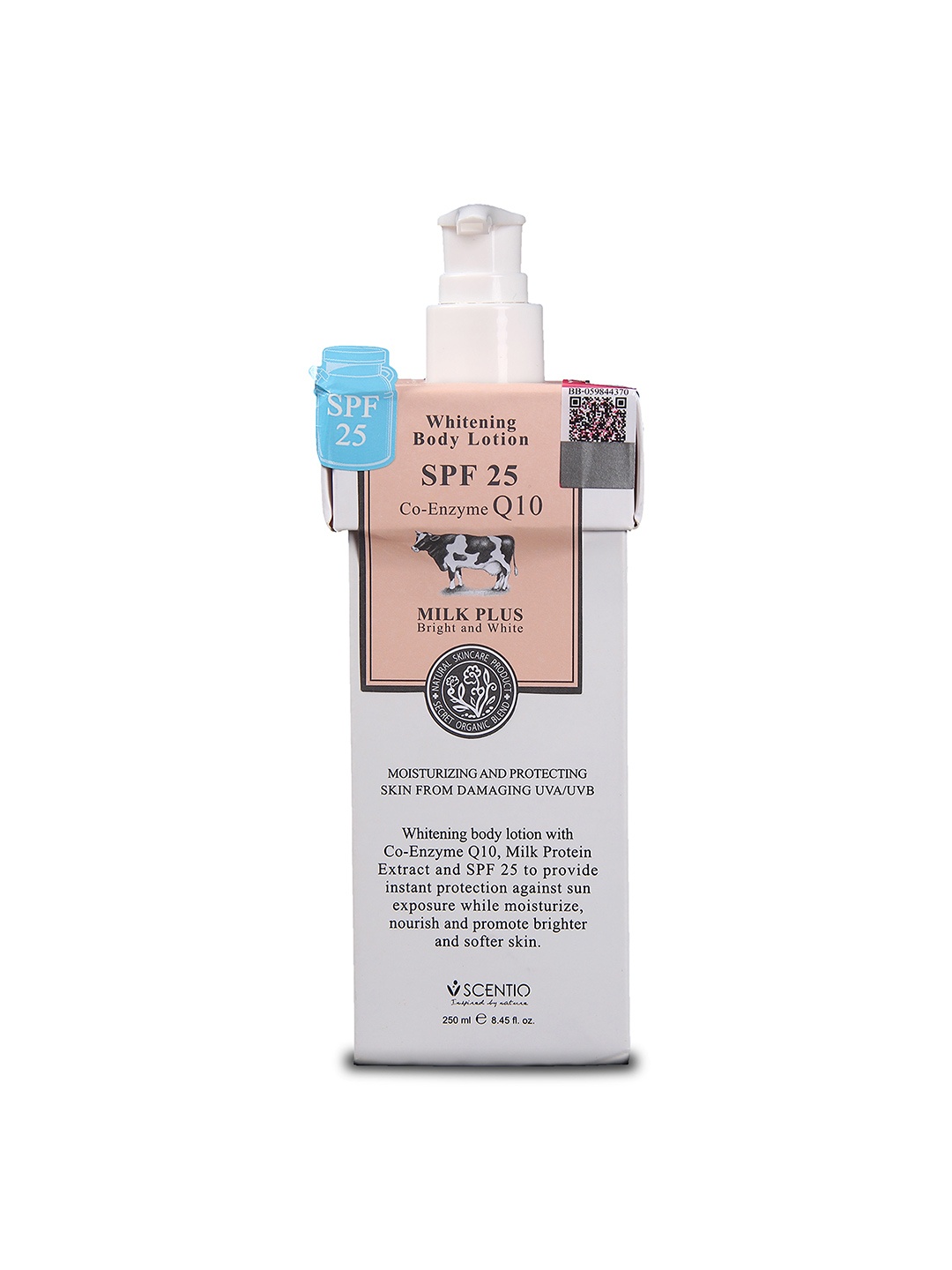 

BEAUTY BUFFET Scentio Milk Plus Body Lotion Extra SPF25 - 250 ml, White