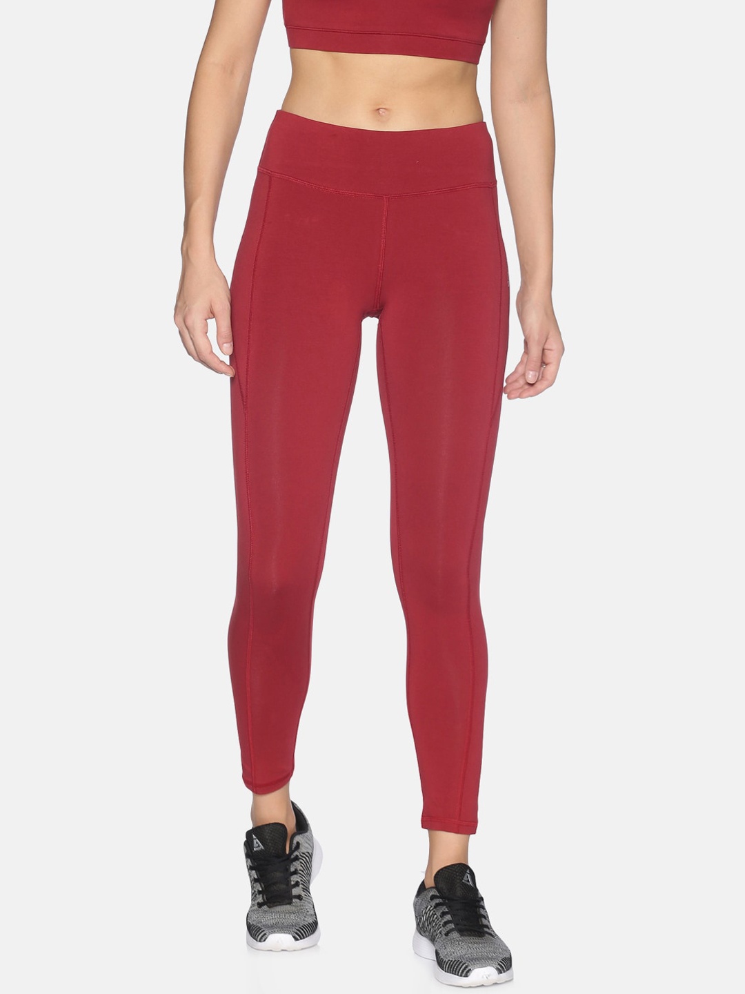 

Soul Space Women Red Solid Tights