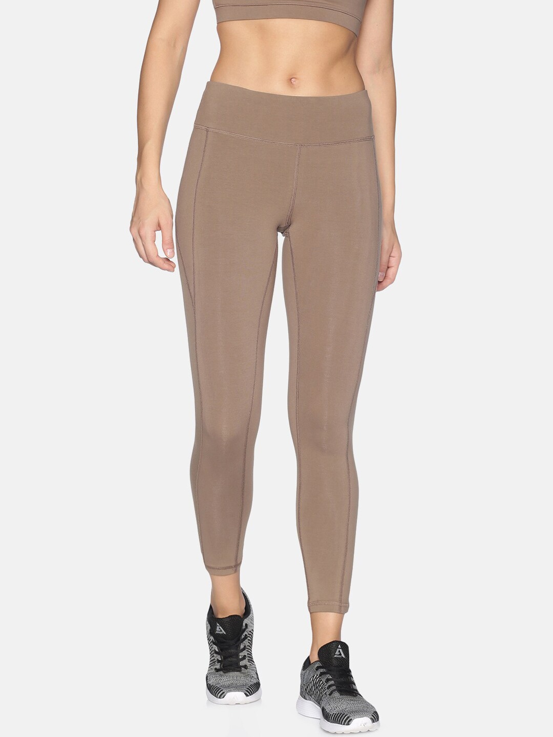 

Soul Space Women Taupe Solid Tights