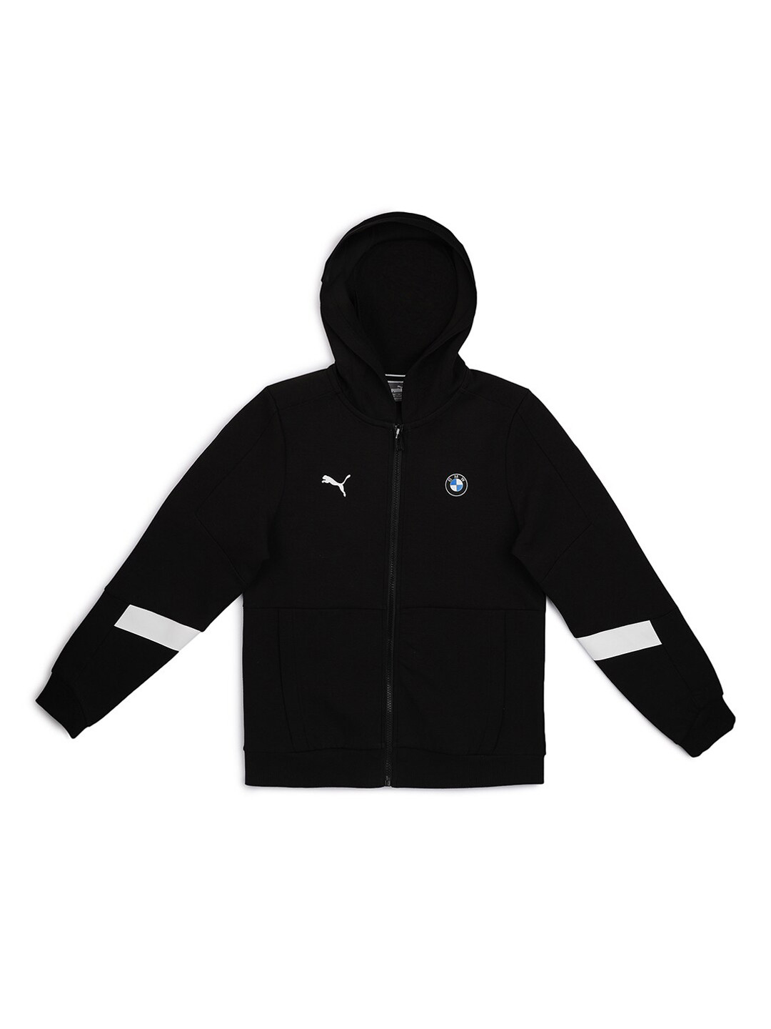 

Puma Kids Black Printed BMW M Motorsport Hooded Sweat Jacket