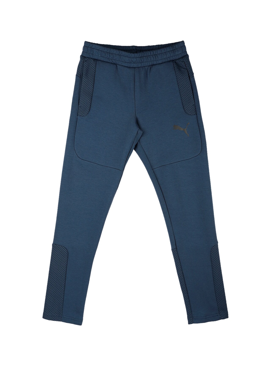 

Puma Boys Navy Blue Solid Mid Rise Cotton Joggers