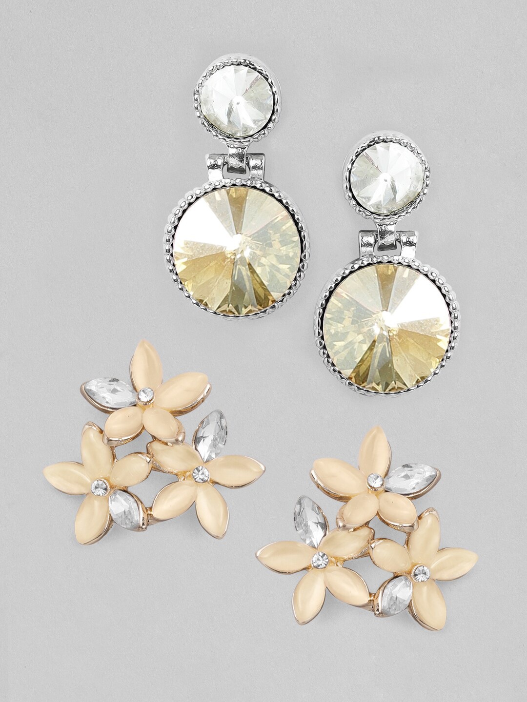 

TOKYO TALKIES X rubans FASHION ACCESSORIES Set of 2 Gold-Plated Earrings