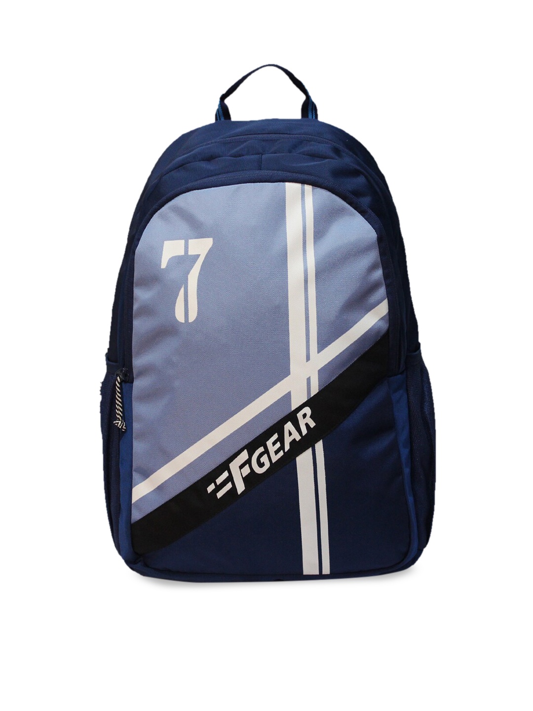 

F Gear Unisex Blue & Turquoise Blue Colourblocked Backpack