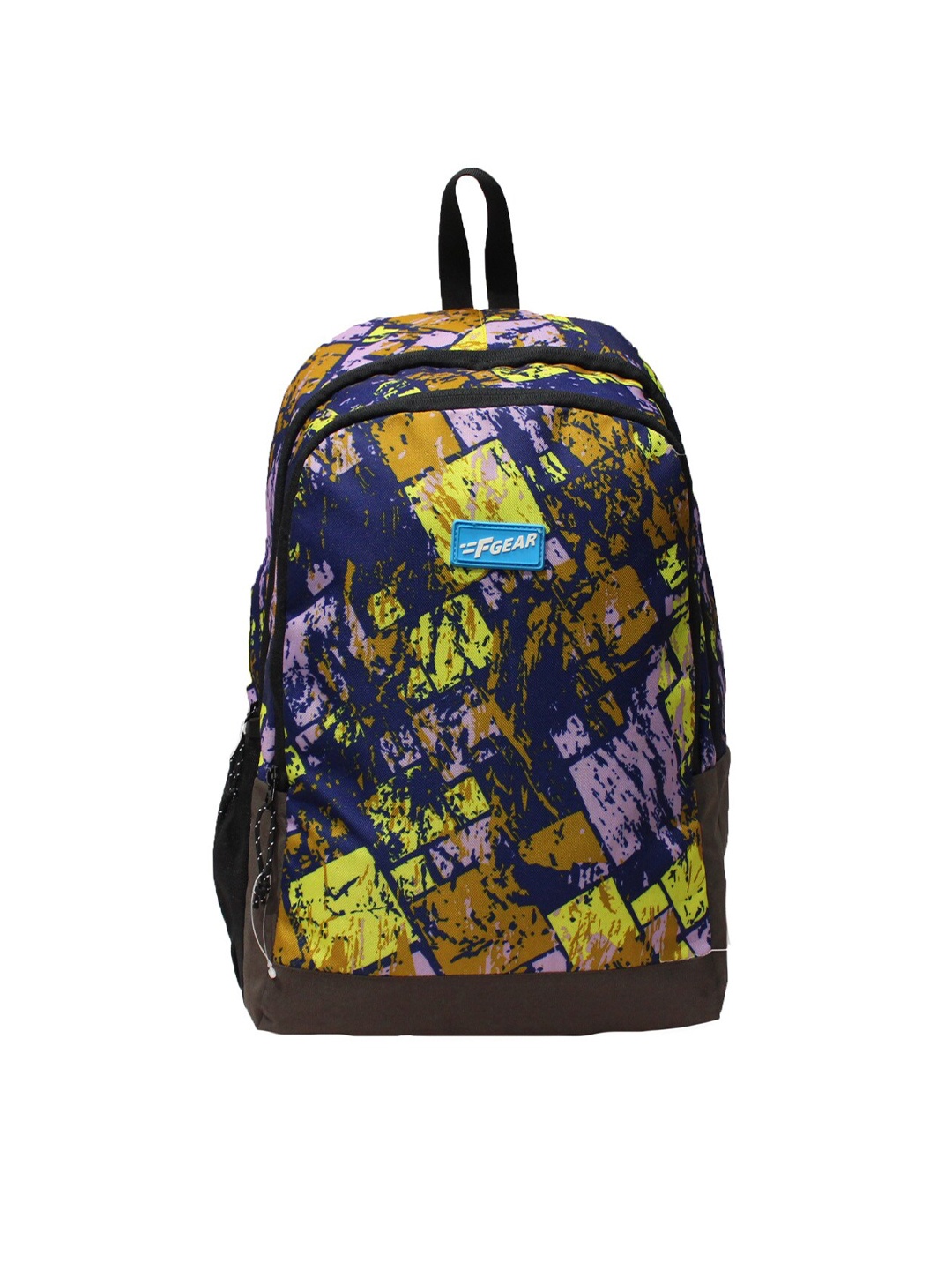 

F Gear Unisex Multicoloured Printed Contrast Detail Backpack, Multi