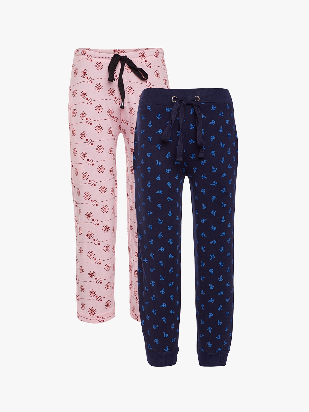 

VIMAL JONNEY Kids Set of 2 Track Pants, Pink