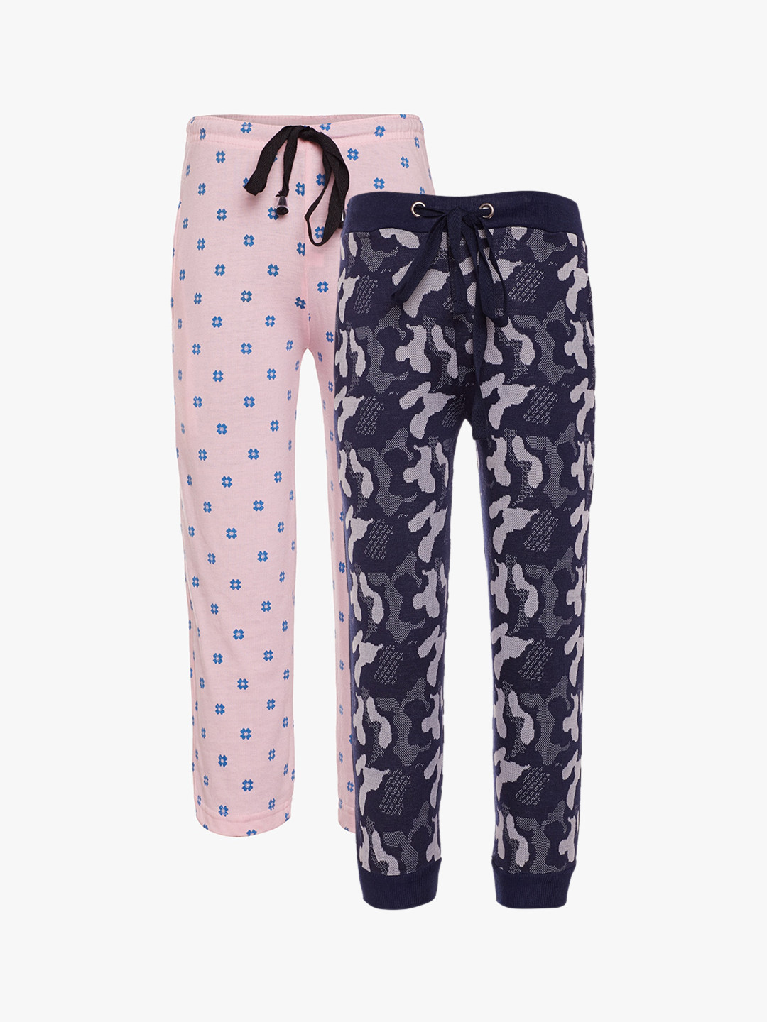 

VIMAL JONNEY Kids Set of 2 Track Pants, Pink