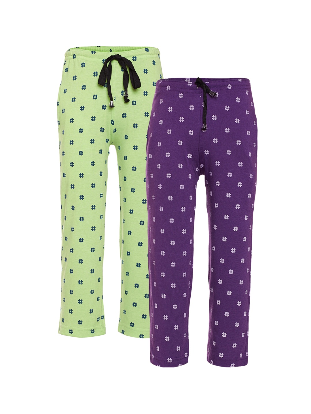 

Vimal Jonney Kids Set of 2 Track Pants, Green