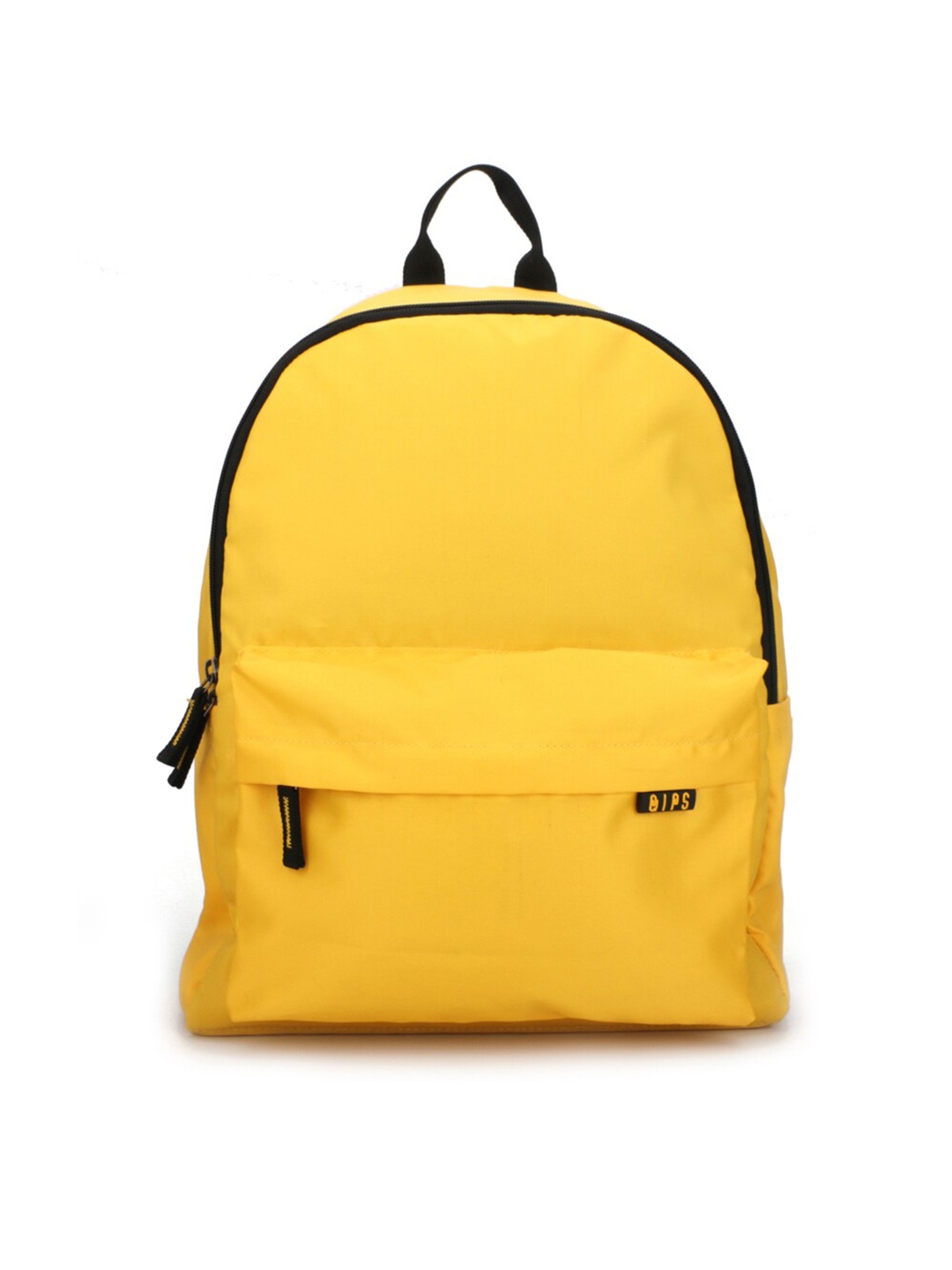 

QIPS Unisex Yellow Solid Backpack