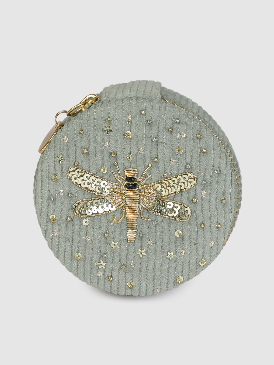 

Accessorize Women Green Dragonfly Embellished Jewellery Box